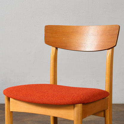 英国 ヴィンテージ ダイニングチェア 座面張替え済み