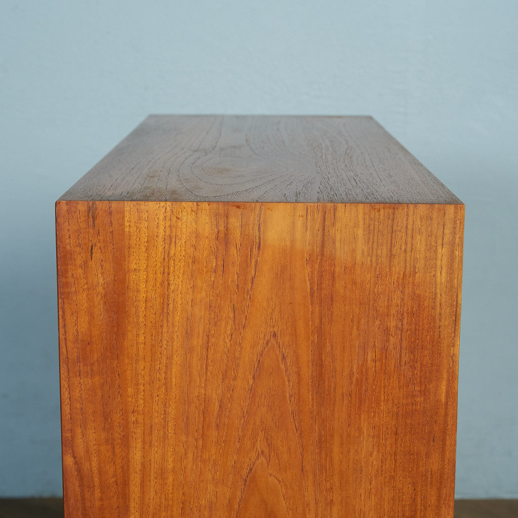 デンマークヴィンテージ オープンブックケース / カスタム アイアンヘアピンレッグ