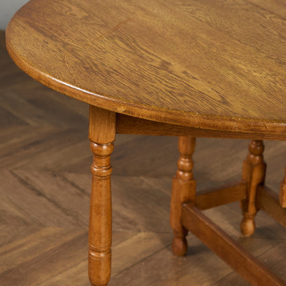 英国 クラシック ドロップリーフ ゲートレッグテーブル