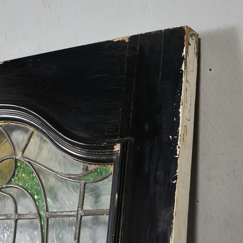 英国 アンティーク ペインテッド ステンドグラス ドア