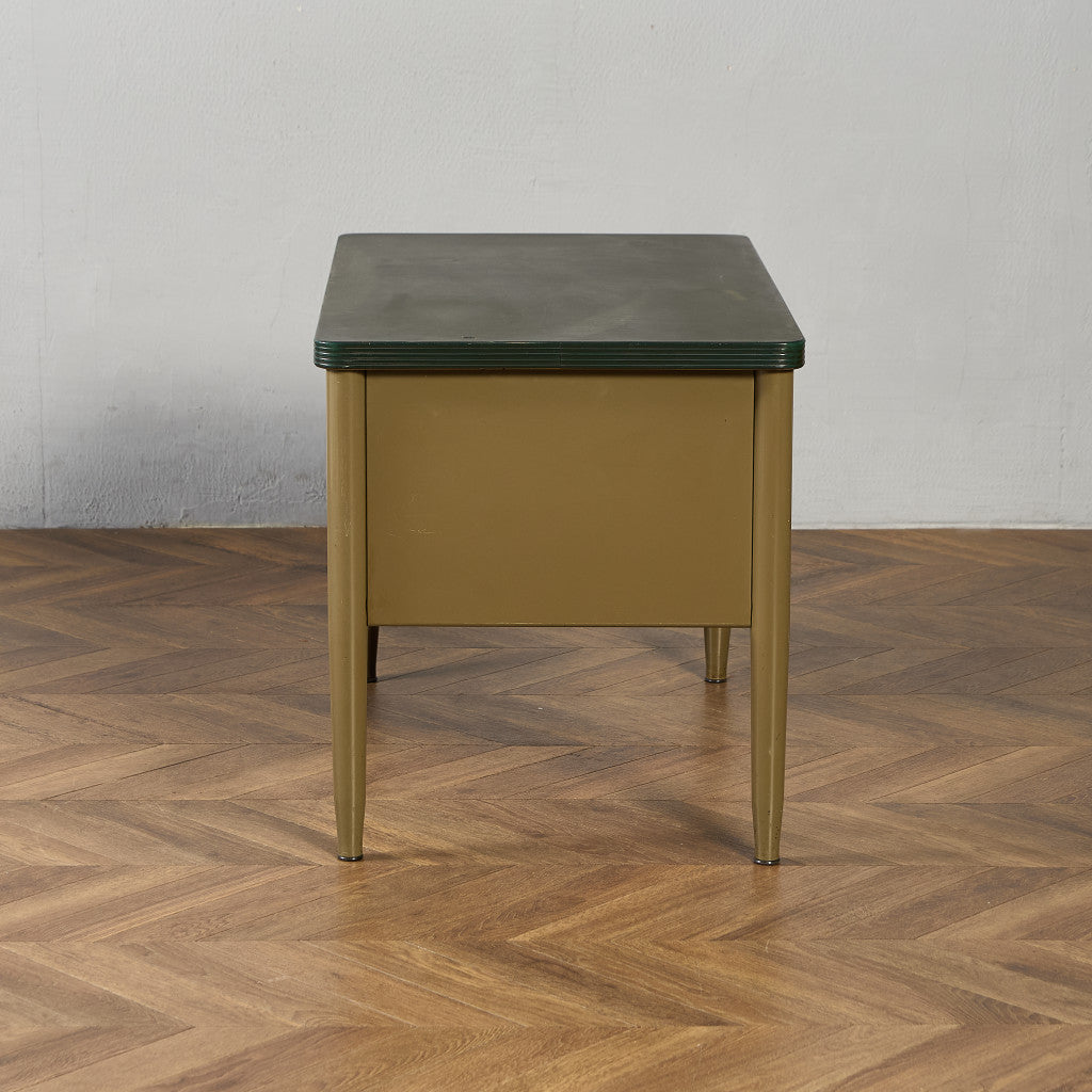 ベルギー ヴィンテージ 片袖 デスク