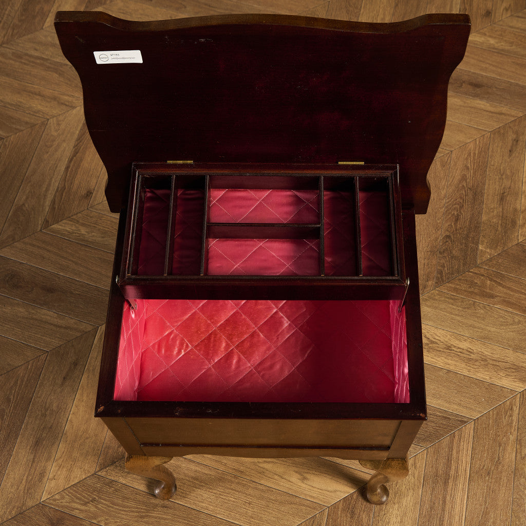 英国 クラシック ソーイングボックス