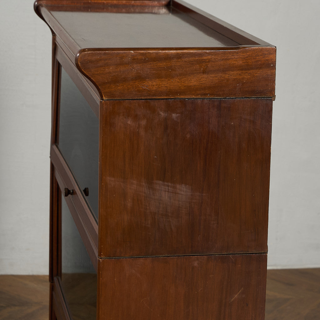 英国 クラシック 3段 スタッキング ブックケース