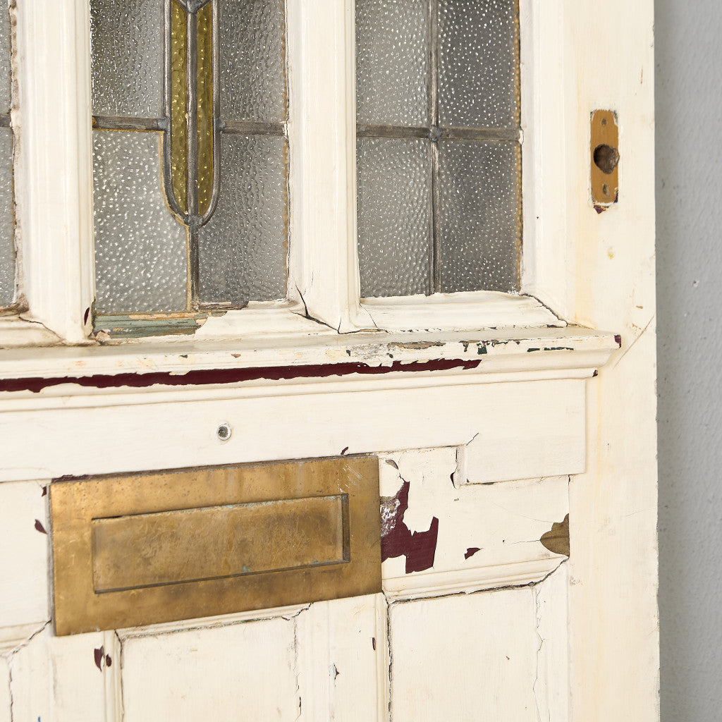 英国 アンティーク ペインテッド ステンドグラス ドア