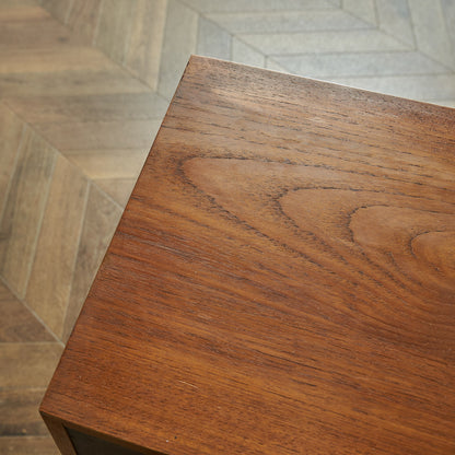 デンマークヴィンテージ オープンブックケース / カスタム アイアンヘアピンレッグ