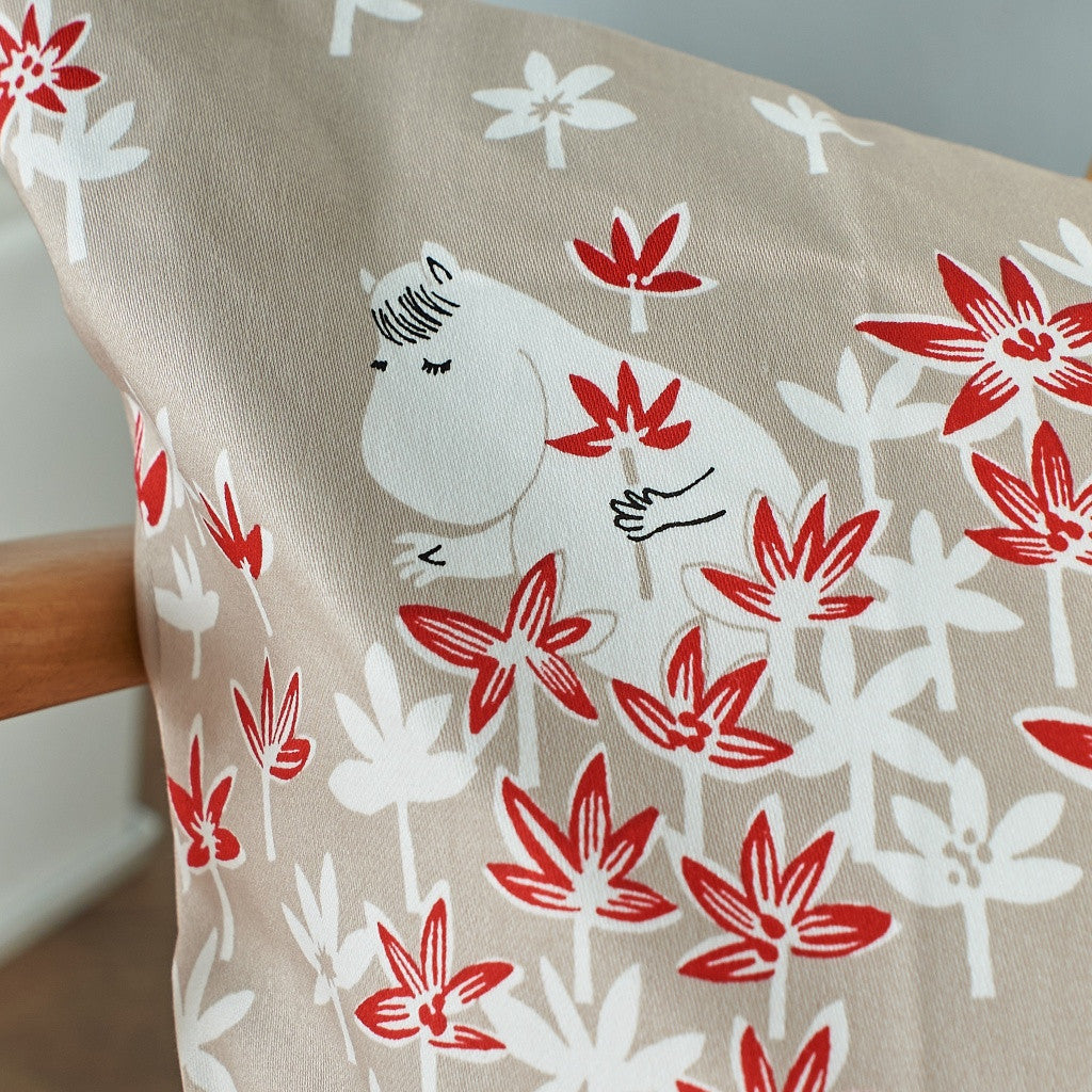 ムーミンクッションカバー ここにいるよ / GRAY