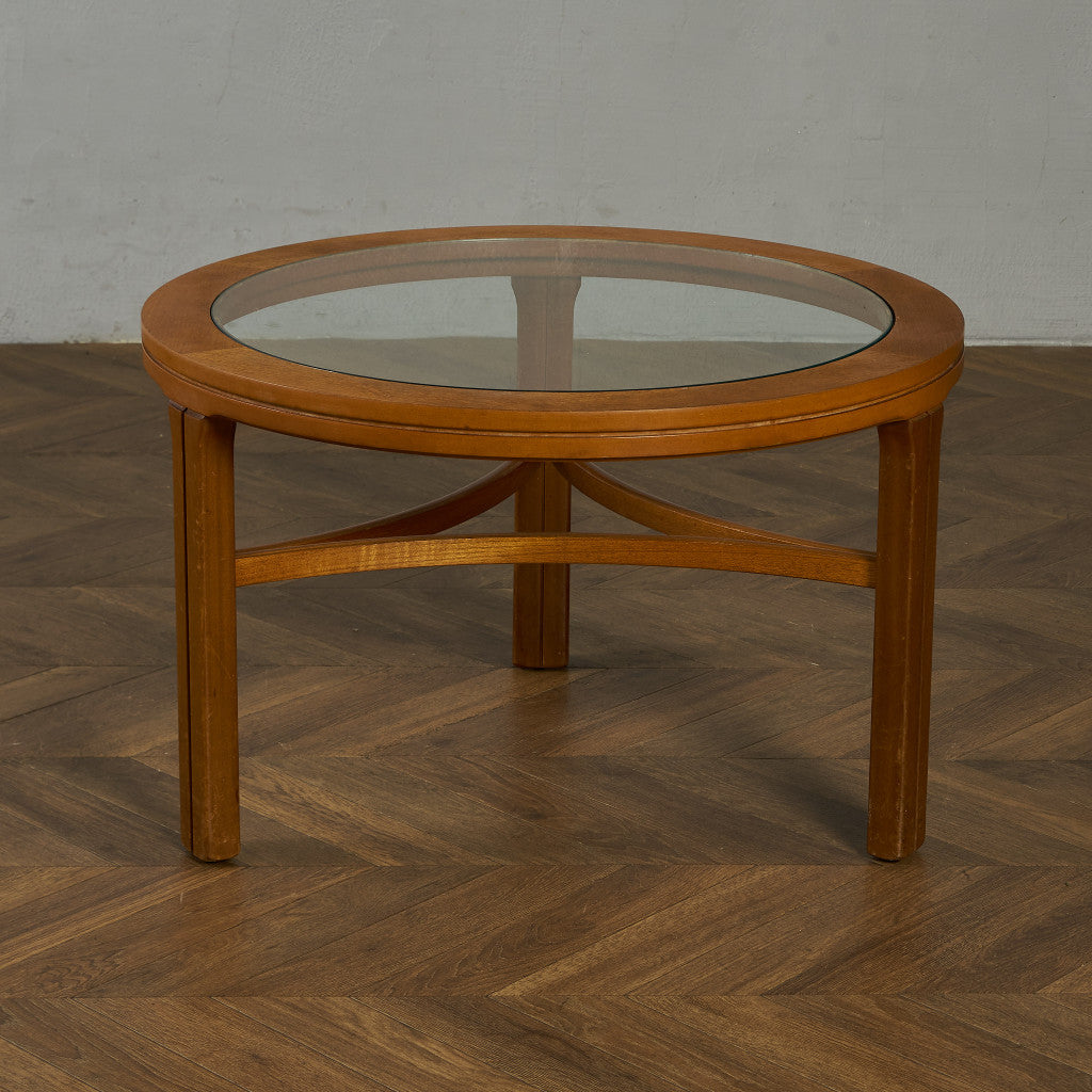 ネイサン Nathan ヴィンテージ ガラストップ センターテーブル #89545