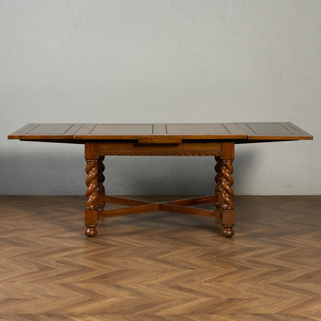 英国 クラシック ドローリーフ ダイニングテーブル