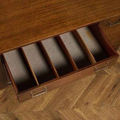 Brass-fitted Tola  ヴィンテージ サイドボード (4005)