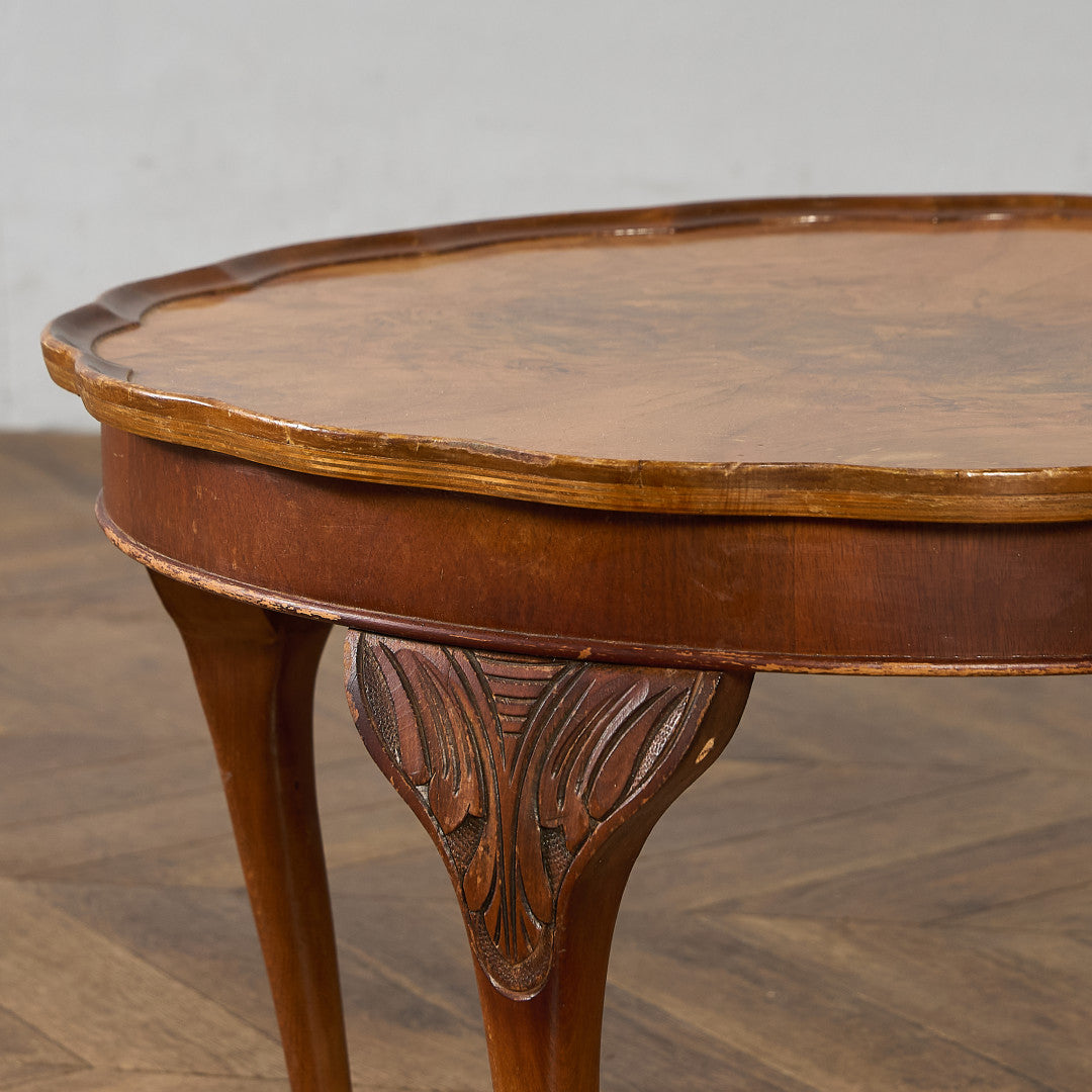 英国 クラシック クイーンアン様式 ラウンド センターテーブル ローテーブル