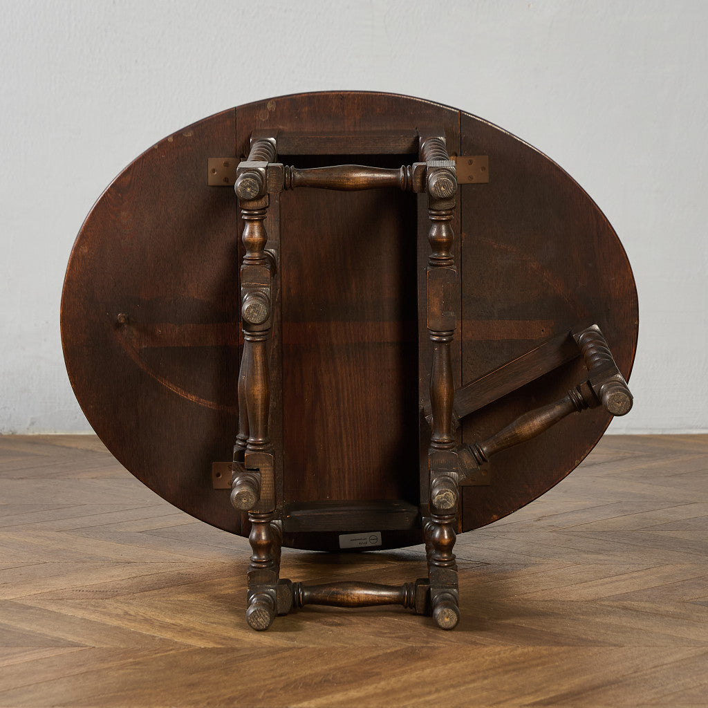 英国 クラシック ドロップリーフ ゲートレッグテーブル