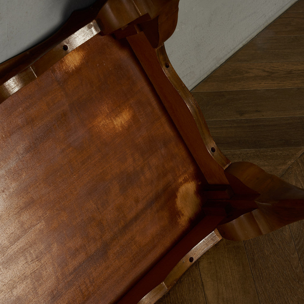 英国 クラシック ガラストップ センターテーブル #86977