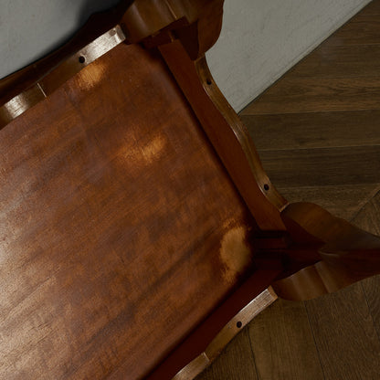 英国 クラシック ガラストップ センターテーブル #86977