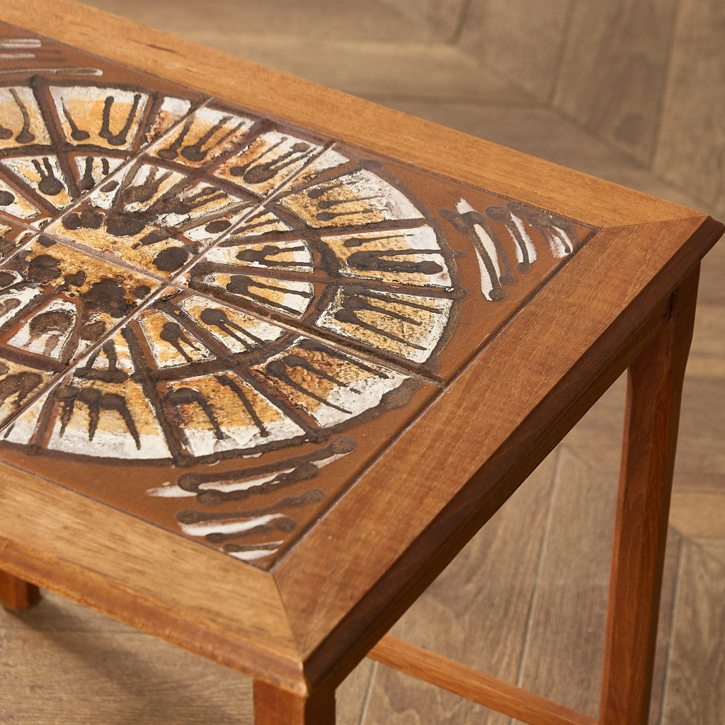 デンマーク TOFTEN タイルトップ ネストテーブル