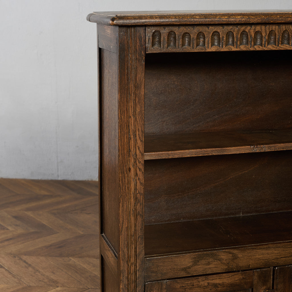 英国 クラシック オーク材 オープン ブックケース #97293 – camori