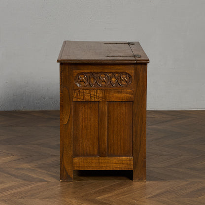 英国 クラシック オーク ブランケットボックス