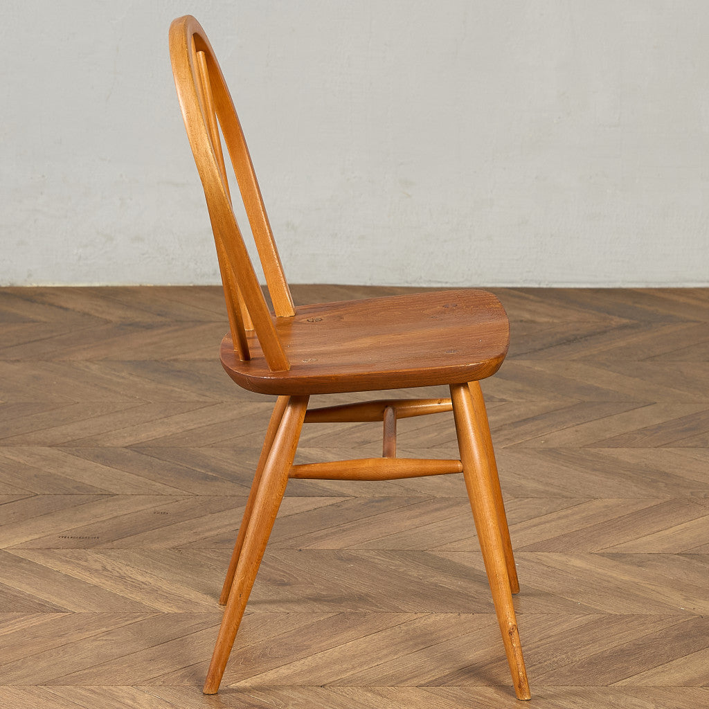 【美品】アーコール　フープバックチェア　ヴィンテージ　ERCOL 4本 アーコール ERCOL ヴィンテージ 4本 スポーク フープバックチェア