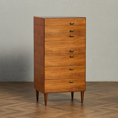 ヴィンテージ 7段 ハイ チェスト