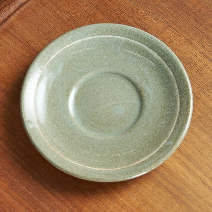 FLOWER STAMP CUP&SAUCER / WHITE