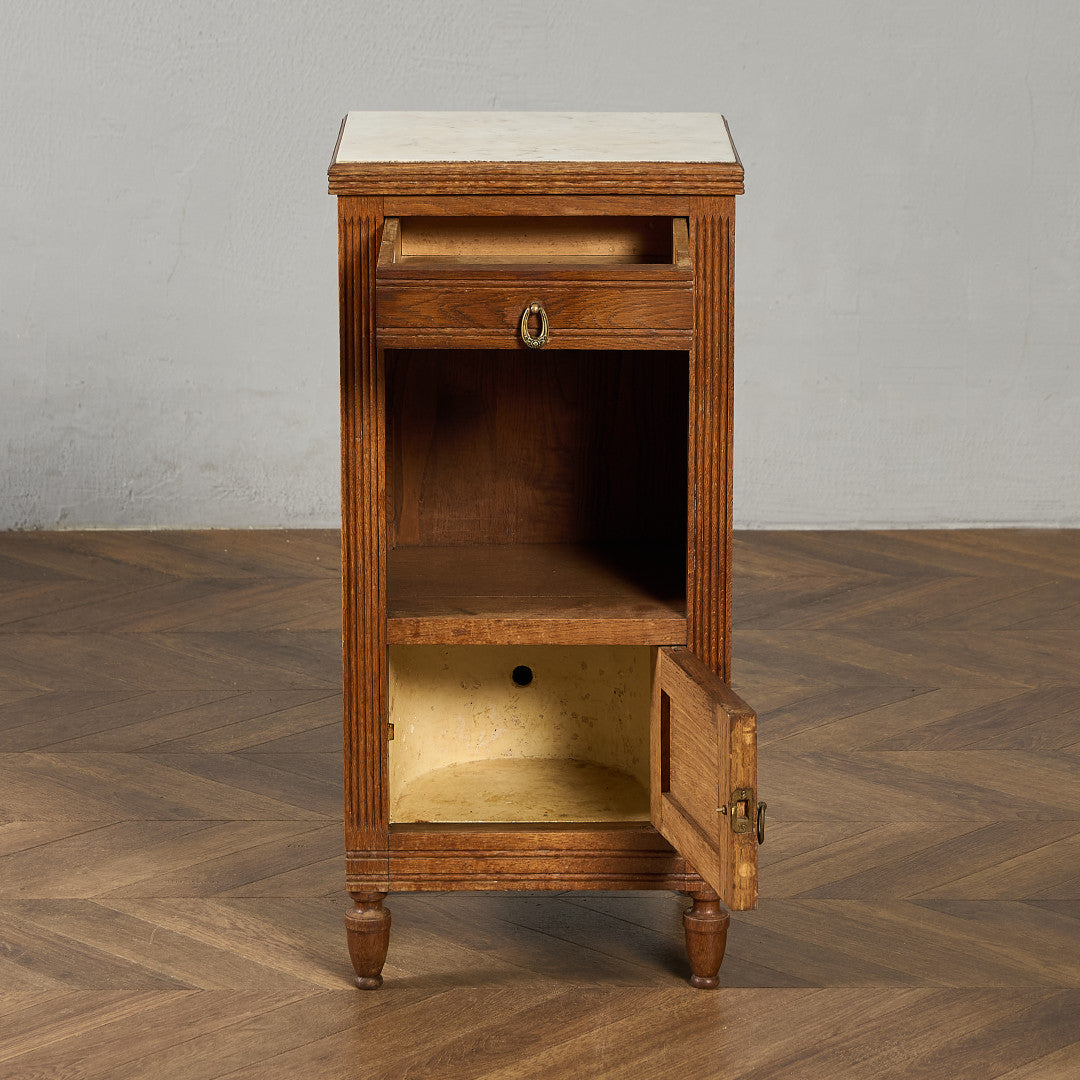 英国 クラシック 大理石 サイドキャビネット #96636