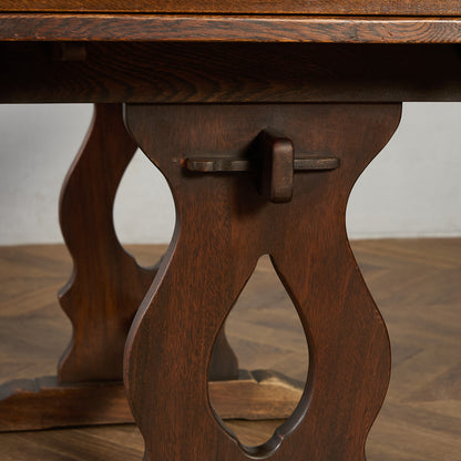 英国 クラシック ドローリーフ ダイニングテーブル