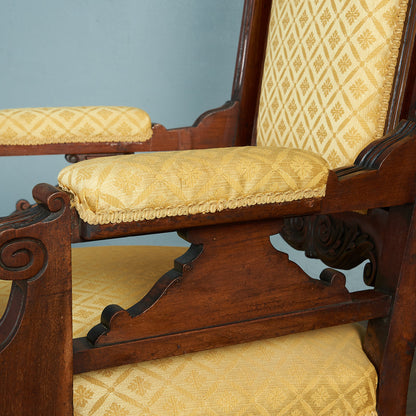 英国クラシック エドワーディアン様式 ナーシングチェア