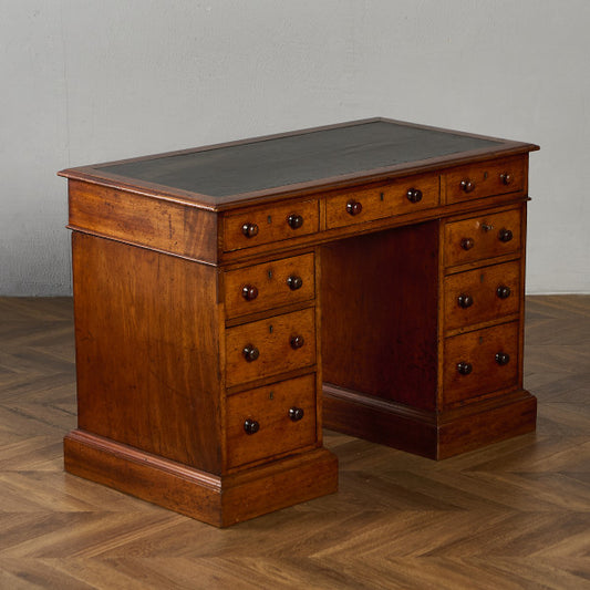 英国 アンティーク 両袖 デスク