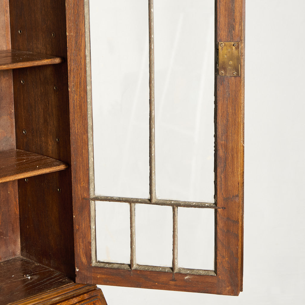 英国 クラシック ビューロー ブックケース デスク