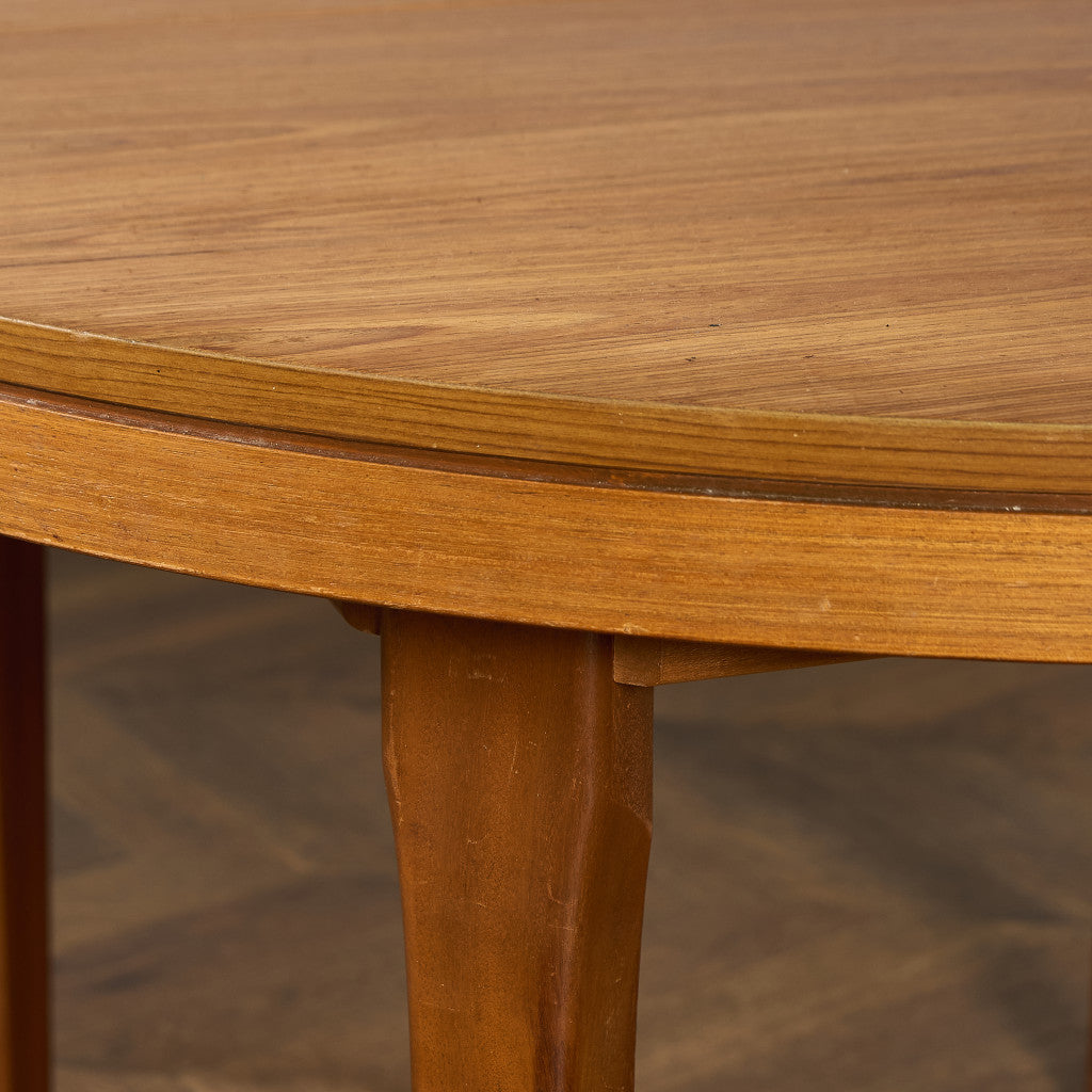 英国 ヴィンテージ エクステンション ラウンド ダイニングテーブル