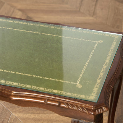 英国 クラシック ガラストップ コーヒーテーブル