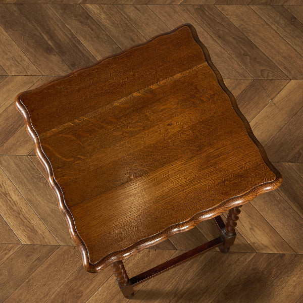 英国 クラシック バーリーシュガーツイスト サイドテーブル