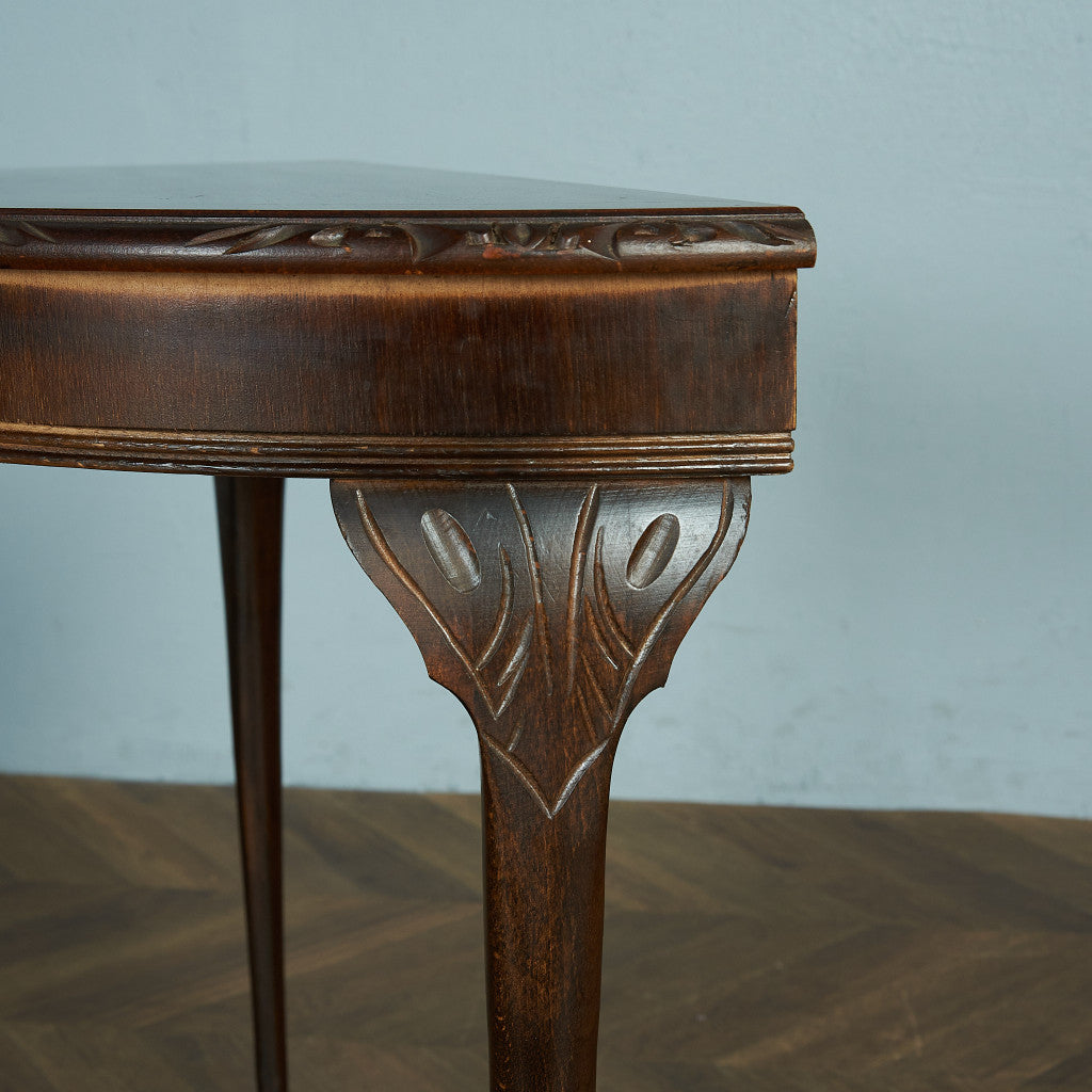 英国製 ハーフムーンテーブル