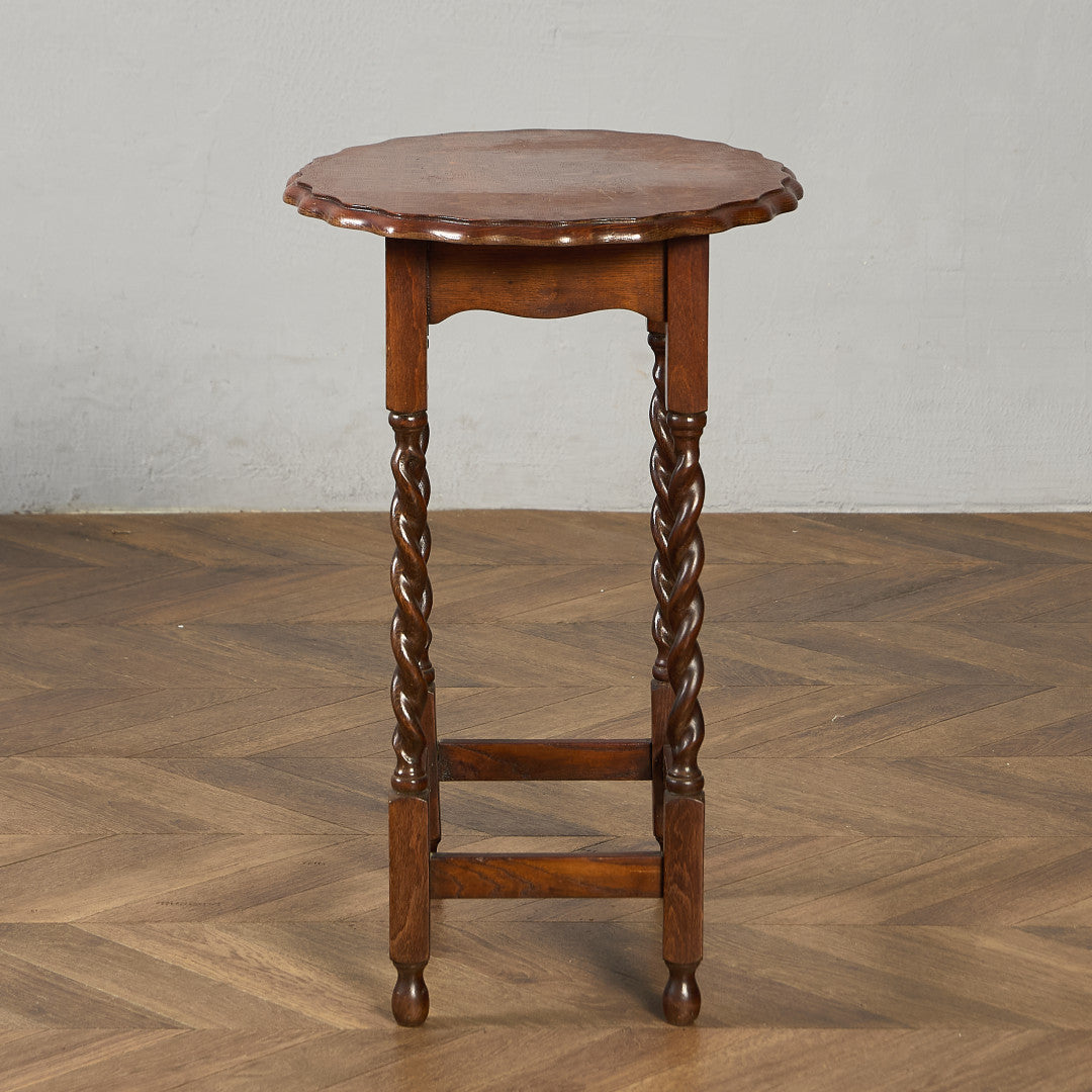 英国 クラシック バーリーシュガーツイスト サイドテーブル