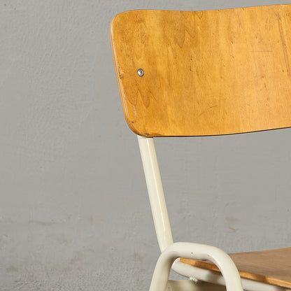 イギリス ヴィンテージ スタッキング スクールチェア #90101