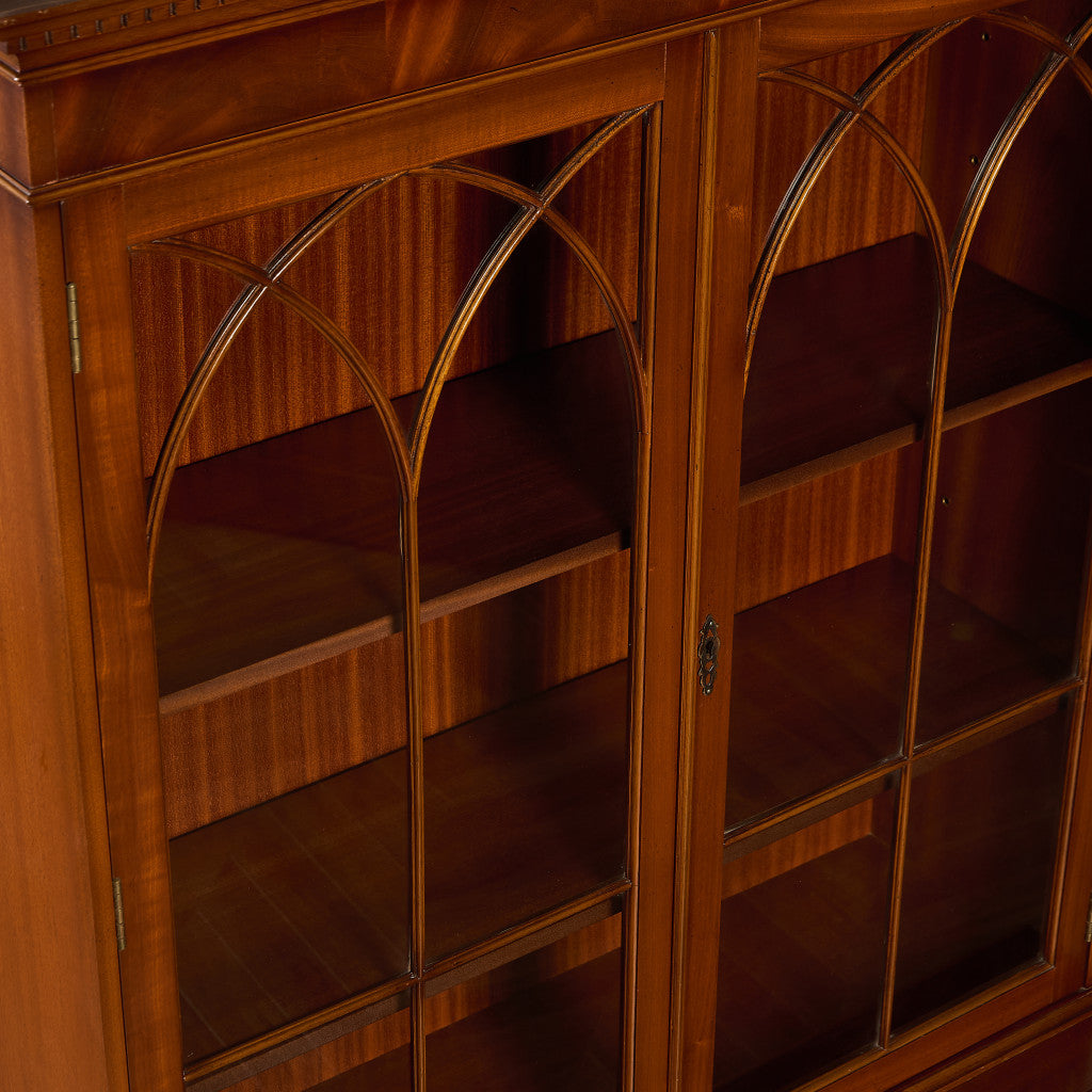 英国 クラシック エドワーディアン ブックケース 食器棚