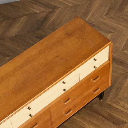 Chinese white ドロワー チェスト (B897)