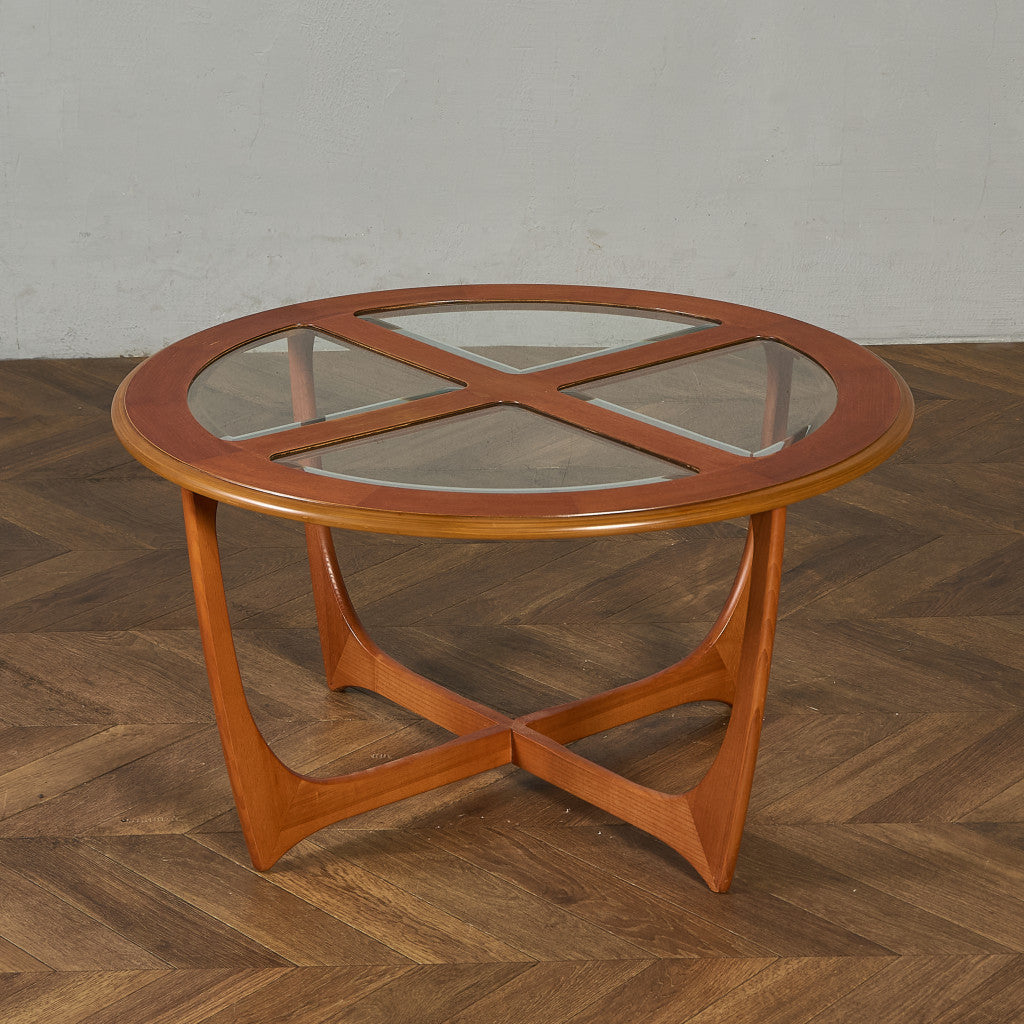 ヴィンテージ ガラストップ ネスト コーヒーテーブル