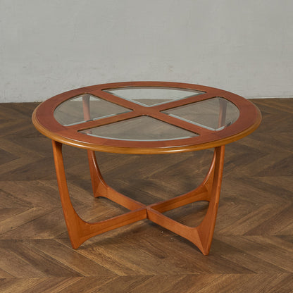 ヴィンテージ ガラストップ ネスト コーヒーテーブル