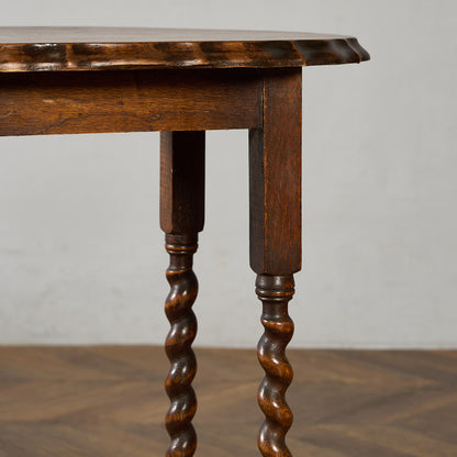 英国 クラシック バーリーシュガーツイスト サイドテーブル