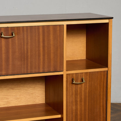 ヴィンテージ ナロー ブックケース