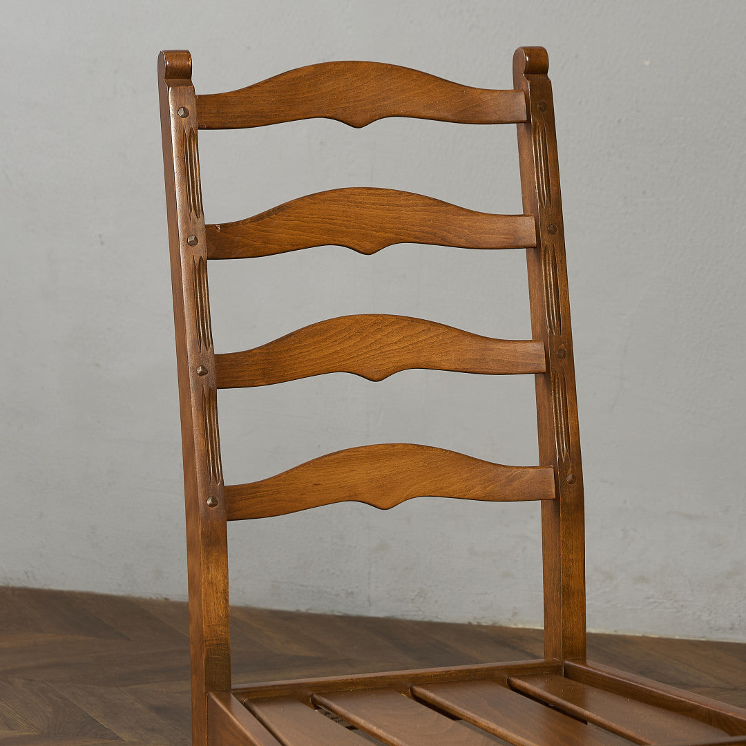 ラダーバックチェア (715) ラウンドゴールドラベル