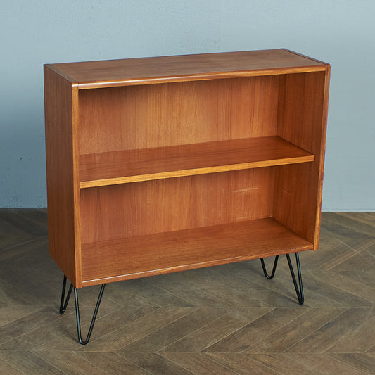 ヴィンテージ ブックシェルフ / カスタム アイアンヘアピンレッグ