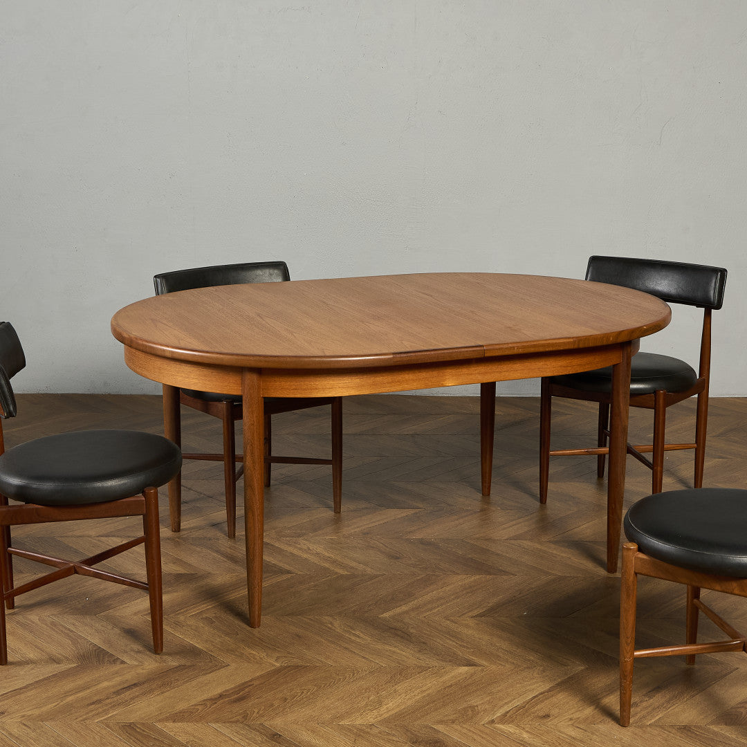 ヴィンテージ エクステンション オーバルダイニングテーブル