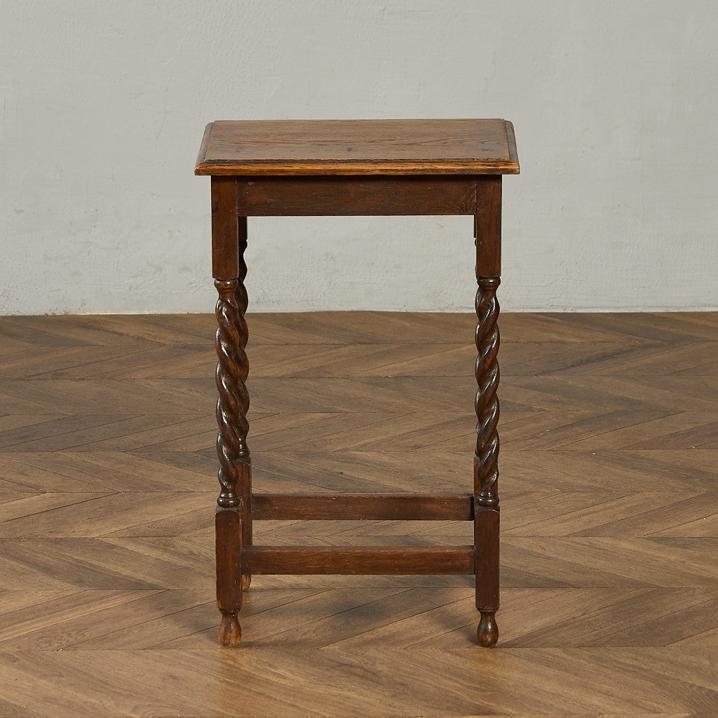 英国 クラシック バーリーシュガーツイスト サイドテーブル