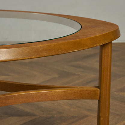 ヴィンテージ トライアングル ガラストップテーブル