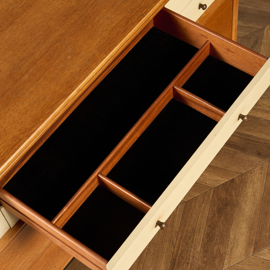 Chinese white ドロワー チェスト (B897)