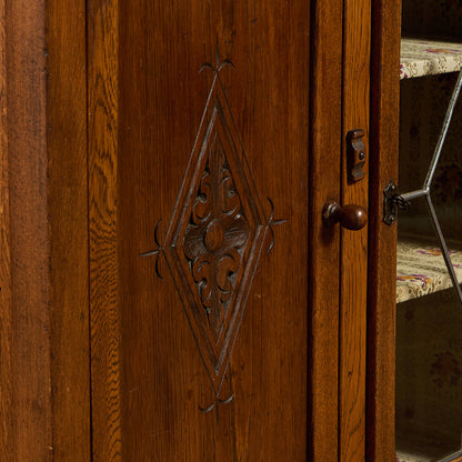 英国 クラシック ガラス キャビネット #91798