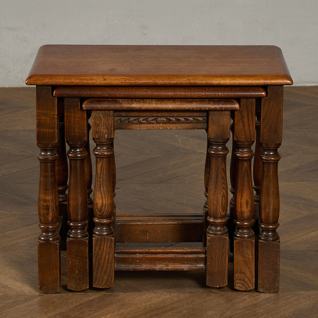 英国クラシック ネストテーブル サイドテーブル