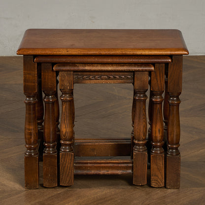 英国クラシック ネストテーブル サイドテーブル