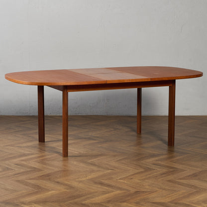 ヴィンテージ エクステンション オーバル ロング ダイニングテーブル